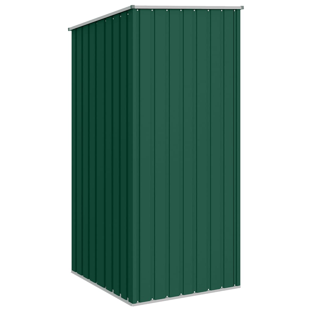 Capanno da Giardino Verde 87x98x159 cm in Acciaio Zincato