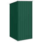 Capanno da Giardino Verde 87x98x159 cm in Acciaio Zincato