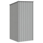 Capanno da Giardino Grigio 87x98x159 cm in Acciaio Zincato