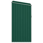 Capanno per Legna Verde 245x98x159 cm in Acciaio Zincato