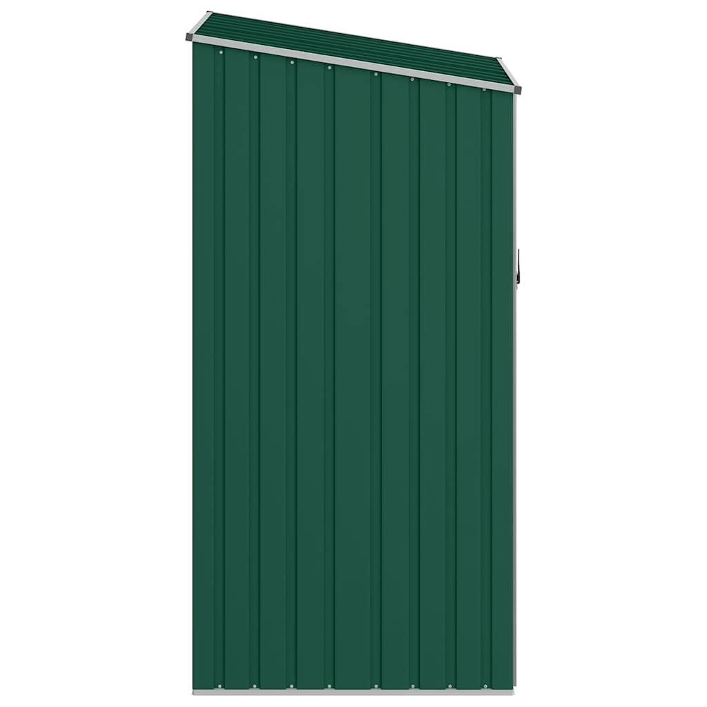 Capanno per Legna Verde 245x98x159 cm in Acciaio Zincato