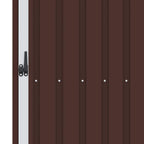 Capanno per Legna da Giardino 245x98x159 cm in Acciaio Zincato