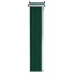 Capanno da Giardino Verde 116x45x175 cm in Acciaio Zincato