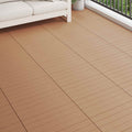 Piastrella per Decking 6 pcs Marrone 60 x 30 cm WPC