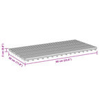 Piastrella per Decking 6 pcs Marrone 60 x 30 cm WPC