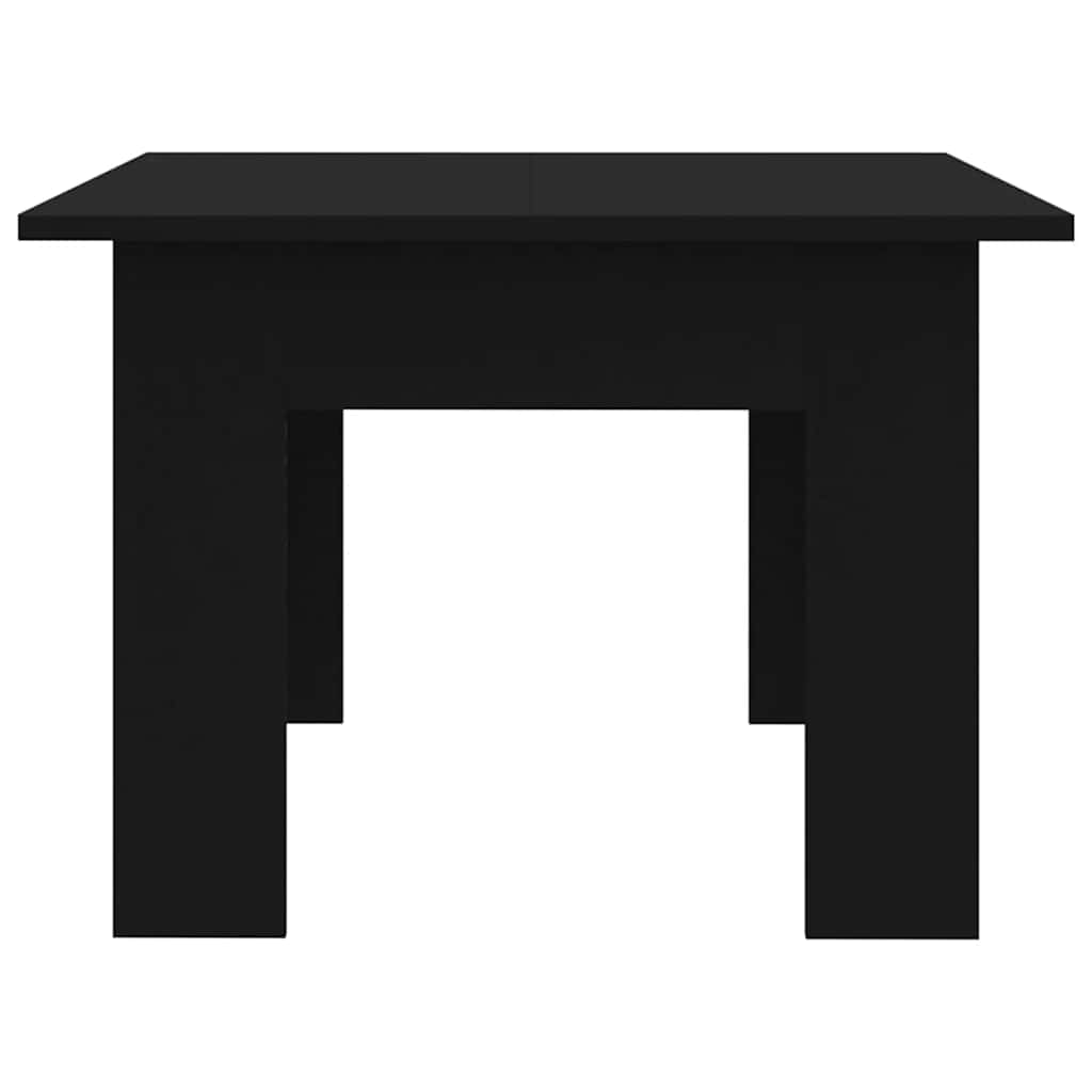 Tavolino da Salotto Nero 100x60x42 cm in Legno Multistrato