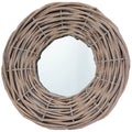 Specchi 3 pz 15 cm in Vimini