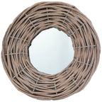 Specchi 3 pz 15 cm in Vimini