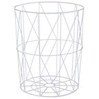 Tavolino da Salotto Bianco Ø 47 cm