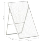 Setaccio per Giardino in Acciaio Zincato 60x75x89 cm