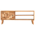 Mobile Porta TV 100x30x40 cm in Legno Massello di Acacia