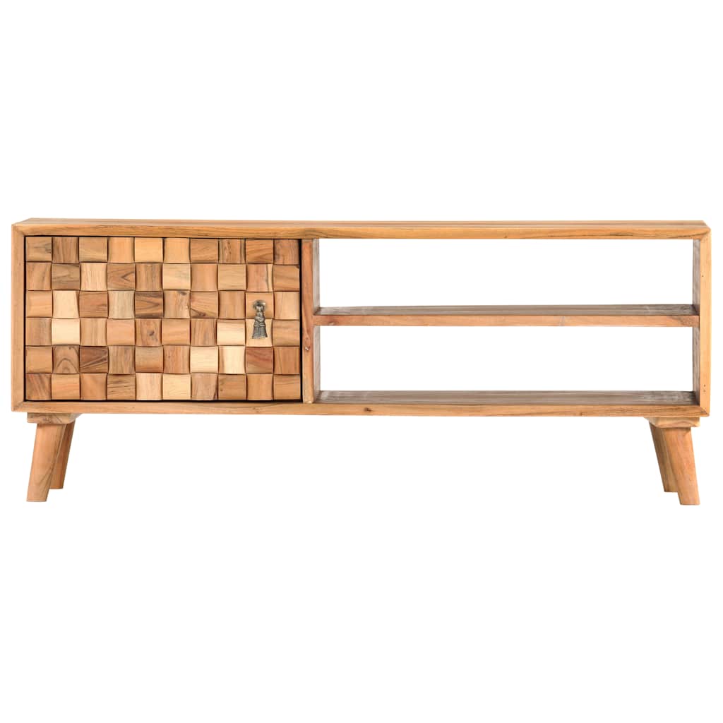 Mobile Porta TV 100x30x40 cm in Legno Massello di Acacia