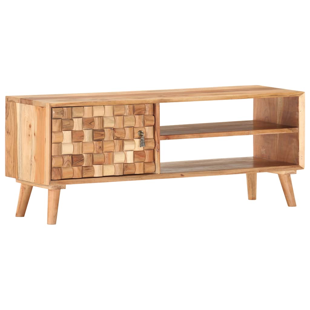 Mobile Porta TV 100x30x40 cm in Legno Massello di Acacia