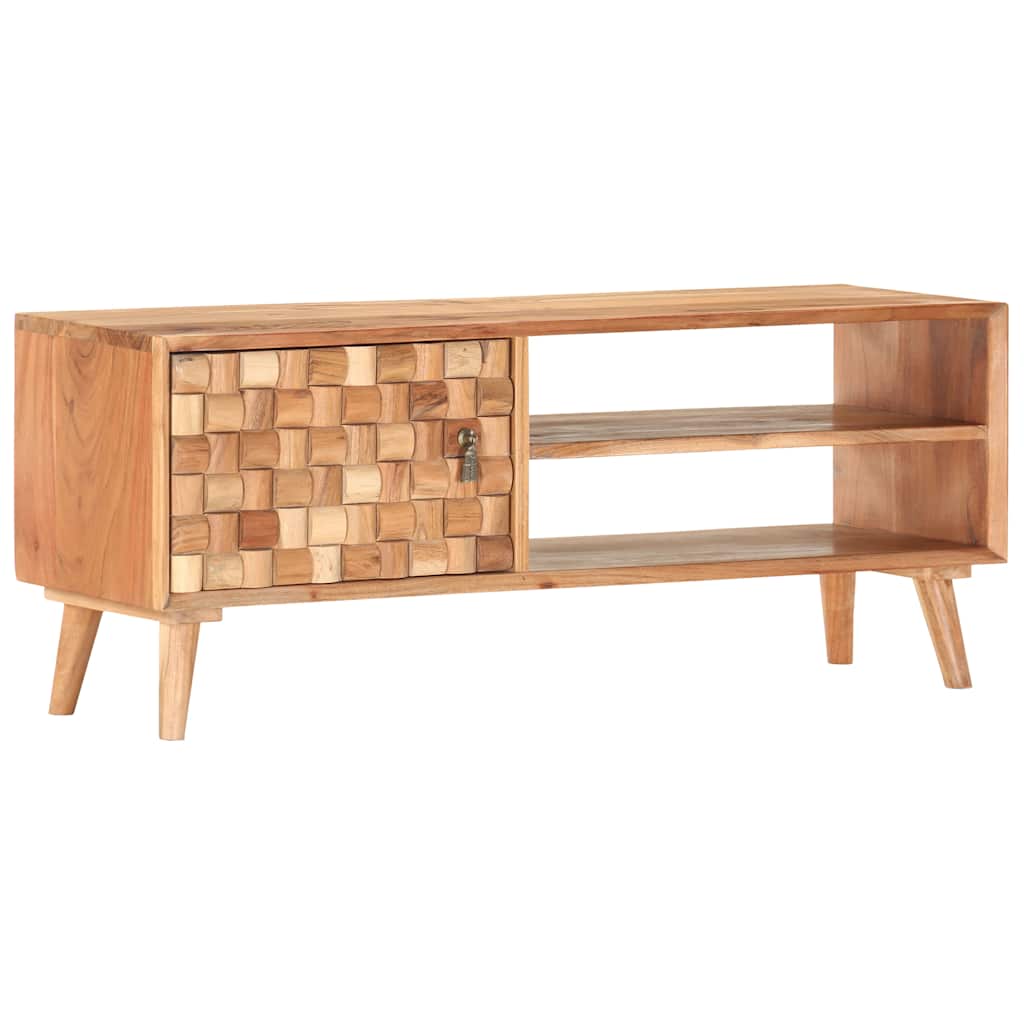 Mobile Porta TV 100x30x40 cm in Legno Massello di Acacia