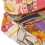 Cuscino per Divani Pallet Multicolore in Tessuto Patchwork
