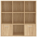 Libreria Rovere Sonoma 98x30x98 cm in Legno Multistrato