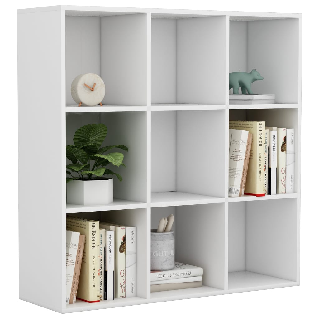 Libreria Bianca 98x29x97,5 cm in Legno Multistrato