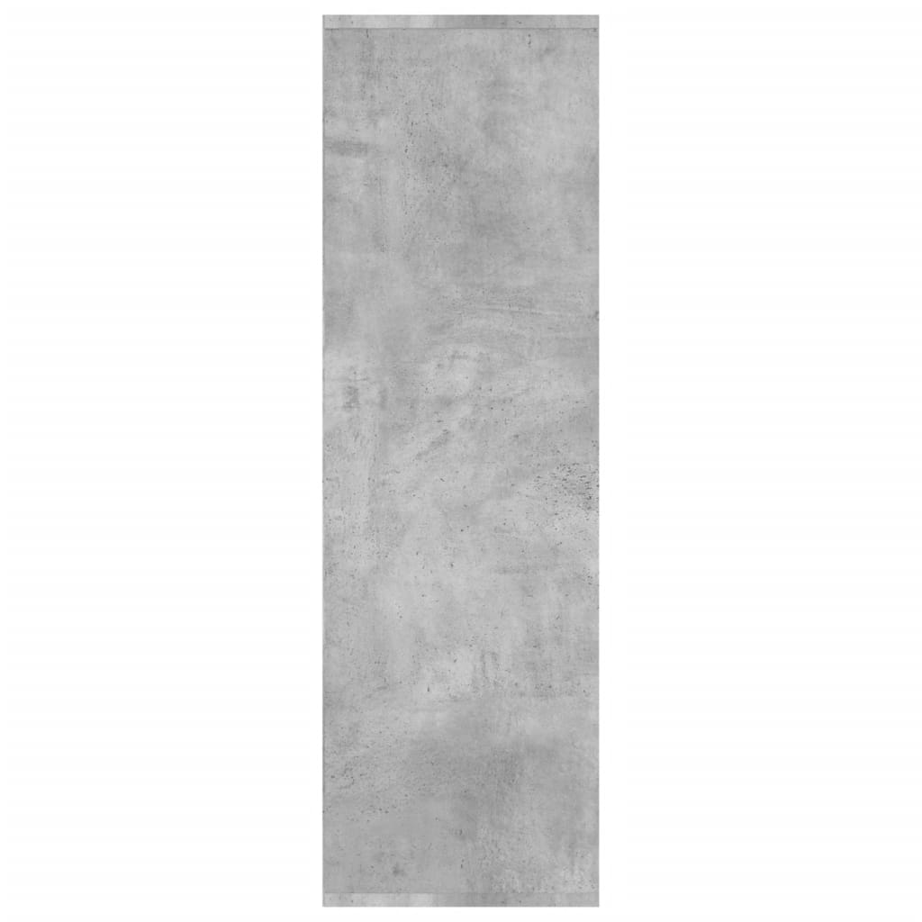 Libreria Grigio Cemento 98x29x97,5 cm in Legno Multistrato