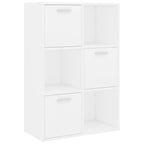 Armadietto Bianco 60x29,5x90 cm in Legno Ingegnerizzato