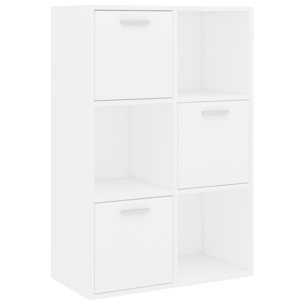Armadietto Bianco 60x29,5x90 cm in Legno Ingegnerizzato