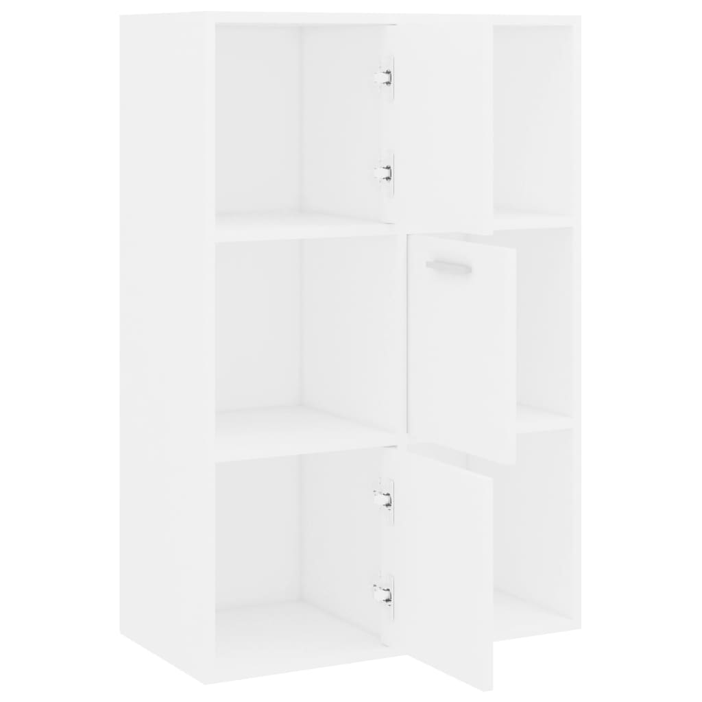 Armadietto Bianco 60x29,5x90 cm in Legno Ingegnerizzato