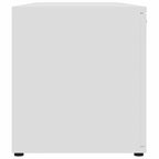 Mobile Porta TV Bianco 120x34x37 cm in Legno Multistrato