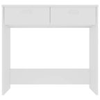 Scrivania Bianca 80x40x75 cm in Legno Multistrato