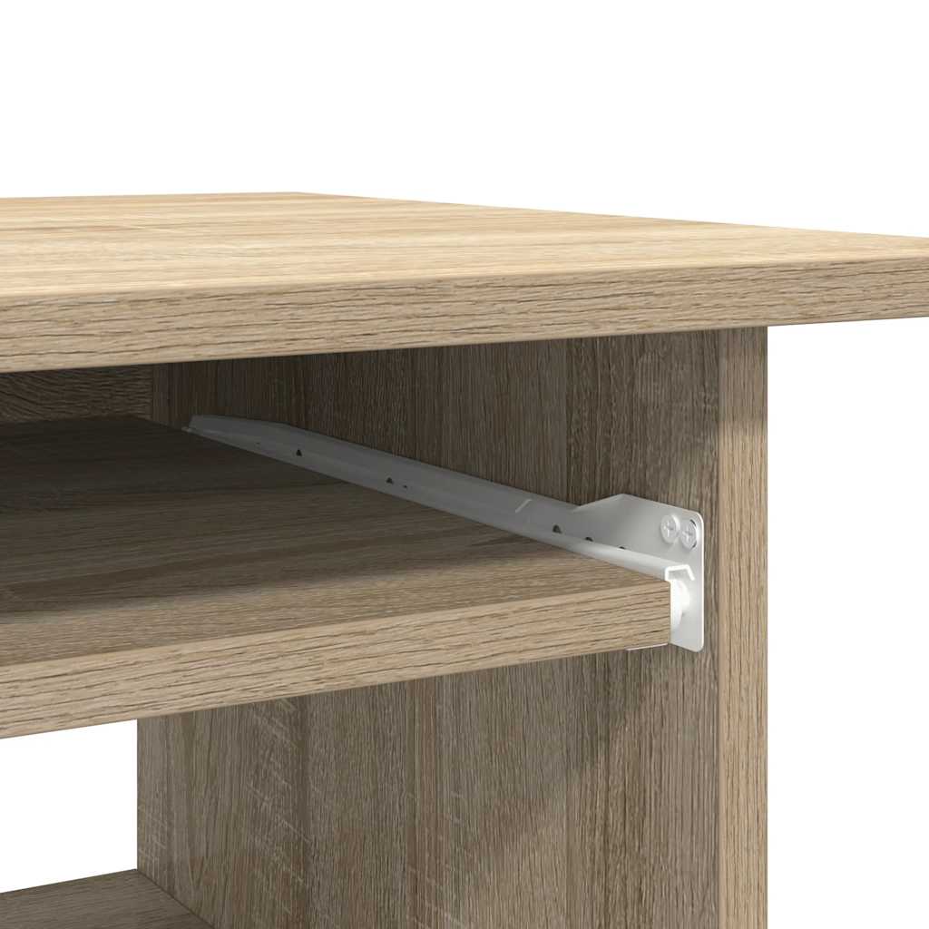 Scrivania Rovere Sonoma 80x45x74 cm in Legno Multistrato
