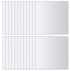 Piastrelle a Specchio 48 pz Quadrate in Vetro