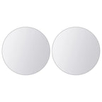 Piastrelle a Specchio 16 pz Rotonde in Vetro