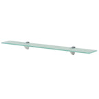 Mensole Galleggianti 2 pz in Vetro 70x10 cm 8 mm