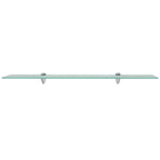 Mensole Galleggianti 2 pz in Vetro 80x10 cm 8 mm