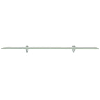 Mensole Galleggianti 2 pz in Vetro 80x10 cm 8 mm