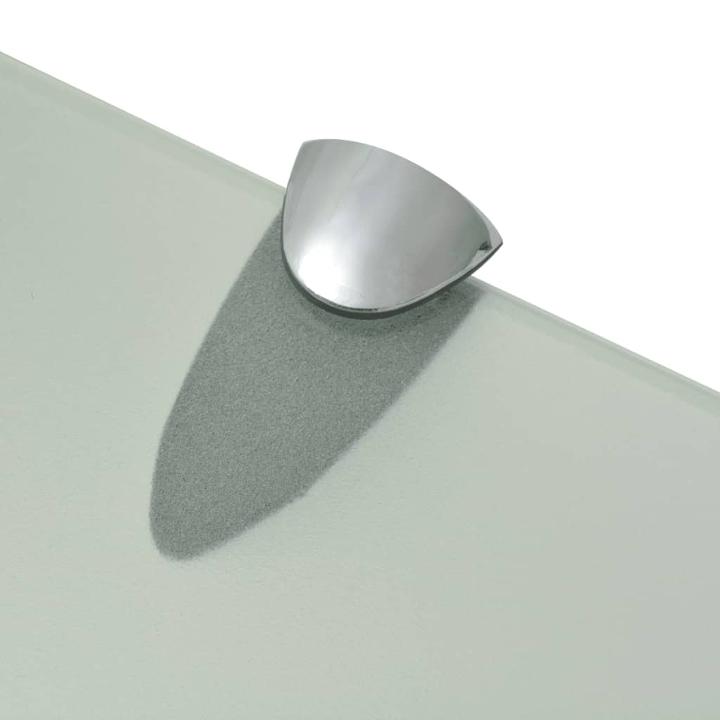 Mensole Galleggianti 2 pz in Vetro 80x10 cm 8 mm