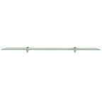 Mensole Galleggianti 2 pz in Vetro 100x10 cm 8 mm