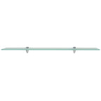 Mensole Galleggianti 2 pz in Vetro 90x20 cm 8 mm