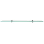 Mensole Galleggianti 2 pz in Vetro 100x20 cm 8 mm