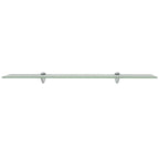 Mensole Galleggianti 2 pz in Vetro 80x20 cm 8 mm