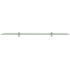 Mensole Galleggianti 2 pz in Vetro 90x20 cm 8 mm