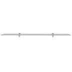 Mensole Galleggianti 2 pz in Vetro 100x20 cm 8 mm