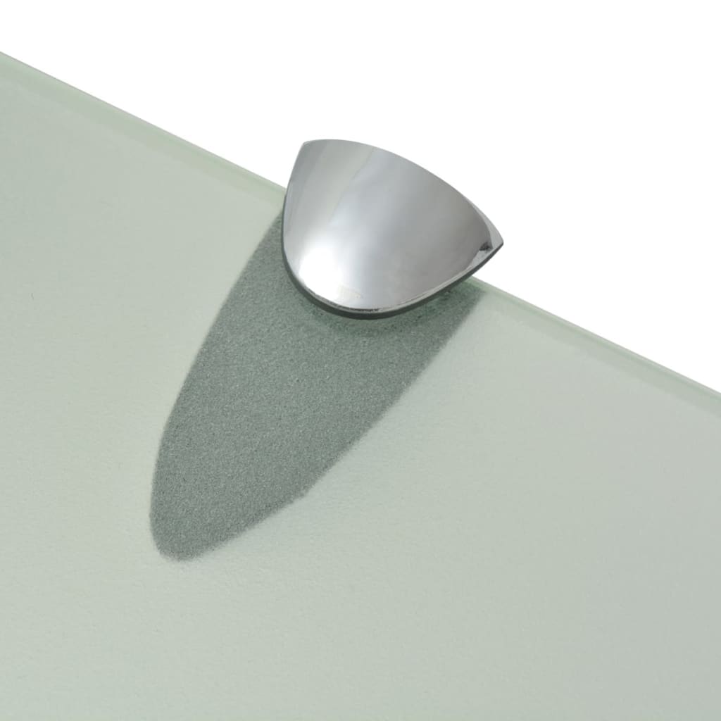Mensole Galleggianti 2 pz in Vetro 100x20 cm 8 mm