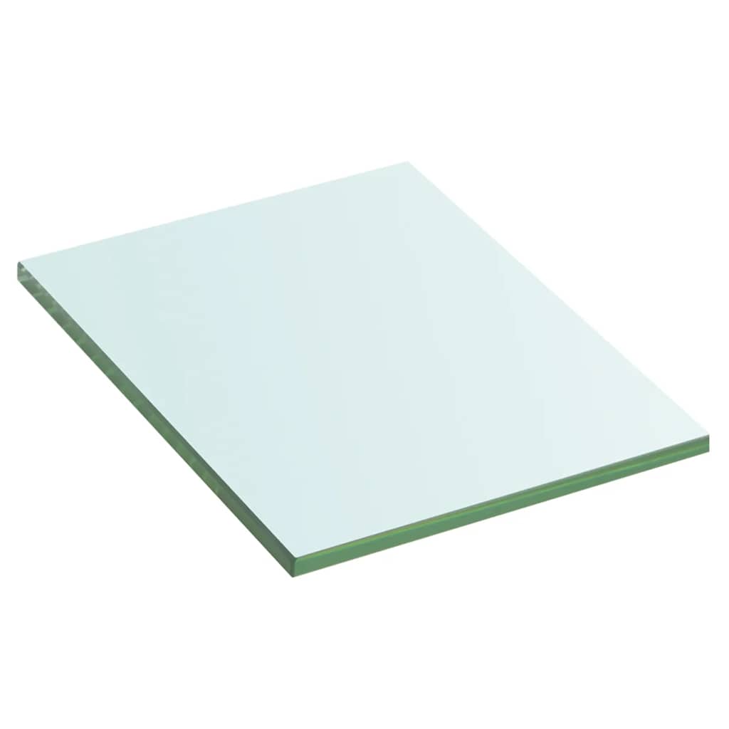 Mensole in Vetro Trasparente 2 pz 20x15 cm