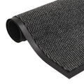 Tappeti Antipolvere 2 pz Trapuntati 40x60 cm Antracite