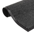 Tappeti Antipolvere 2 pz Trapuntati 120x180cm Antracite