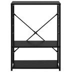 Mobile per Microonde Nero 60x39,6x79,5 cm Legno Multistrato