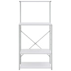 Mobile per Microonde Bianco 60x39,6x123 cm Legno Multistrato