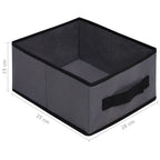 Armadietto con 6 Cassetti 55x29x55 cm Grigio in Acciaio