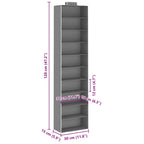 Organizer per Armadio da Appendere 2 pz con 10 Ripiani Tessuto