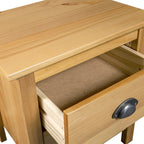 Comodino Hill 46x35x49,5 cm in Legno Massello di Pino
