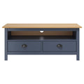Mobile Porta TV Hill Grigio 110x40x47 cm in Legno di Pino
